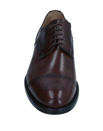 Shop Alexander Laced Shoes In Dark Brown