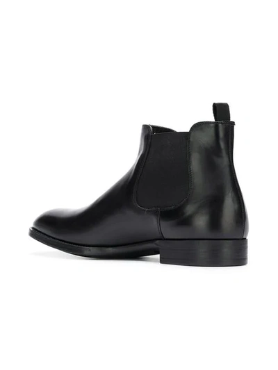 Shop Giorgio Armani Classic Ankle Boots In Black
