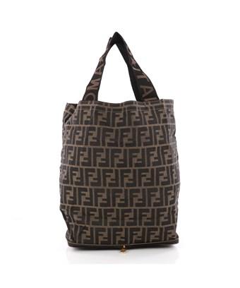 fendi zucca shopper tote