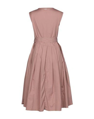 Shop Max Mara Knee-length Dress In Pastel Pink