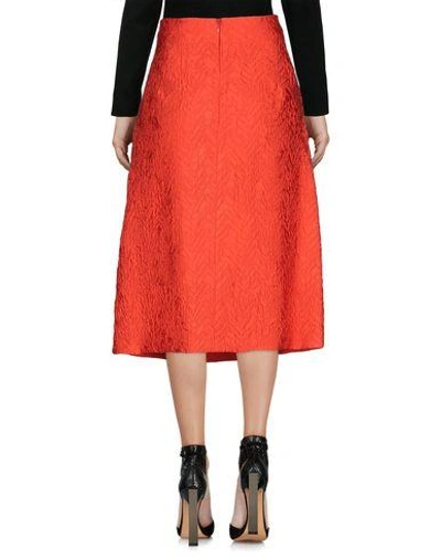 Shop Marni 3/4 Length Skirts In Red