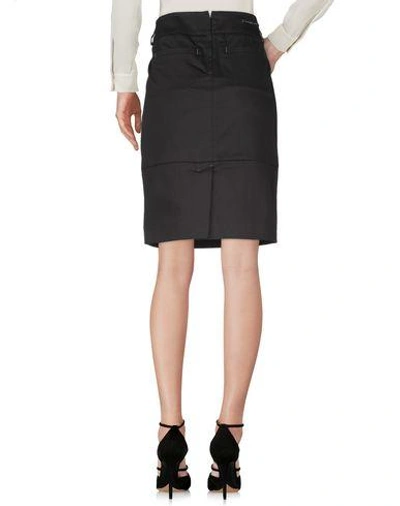 Shop Sportmax Code Knee Length Skirt In Black
