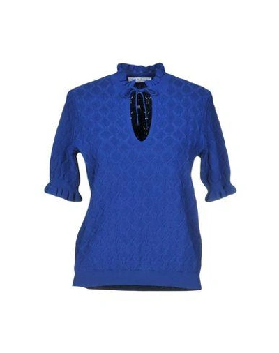 Shop Sandro Sweater In Blue