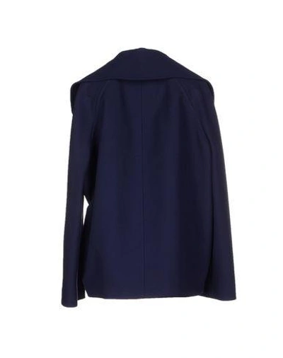 Shop Michael Kors Blazer In Dark Blue