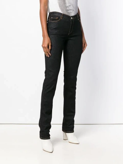 Shop Emporio Armani Slim Fit Jeans - Black