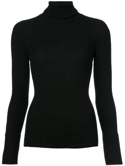 Shop Alexandra Golovanoff Turtleneck Sweater - Black