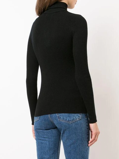 Shop Alexandra Golovanoff Turtleneck Sweater - Black