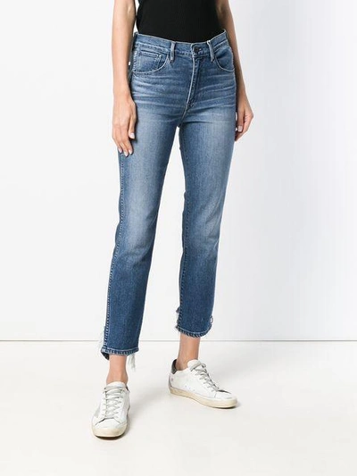 Shop 3x1 Straight Cropped Jeans - Blue