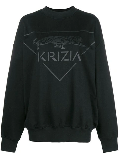 Shop Krizia Front Logo Sweatshirt