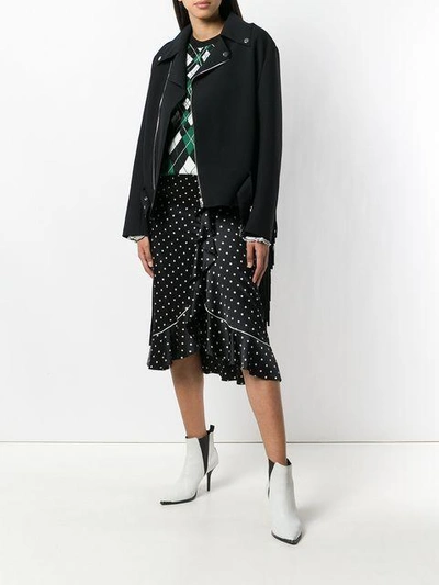 Shop Msgm Perfectly Fitted Jacket In Black