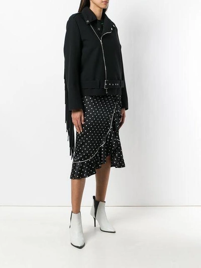 Shop Msgm Perfectly Fitted Jacket In Black