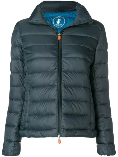 Shop Save The Duck Padded Jacket - Grey