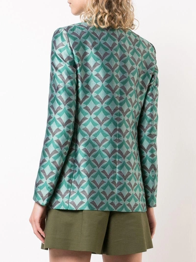 Shop Emporio Armani Fashion Blazer In Green