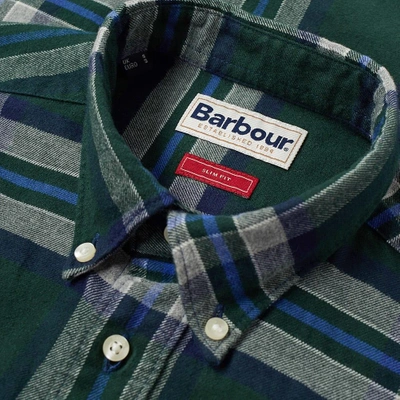 Shop Barbour Ashwood Highland Check Shirt In Green