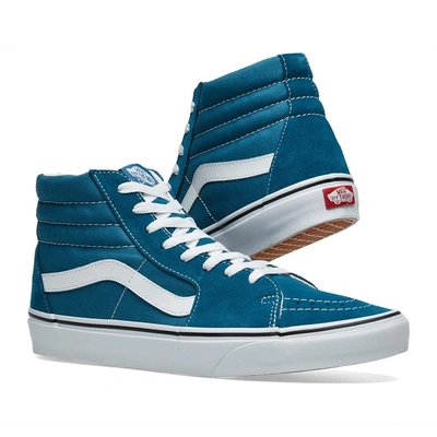 Shop Vans Sk8-hi In Blue