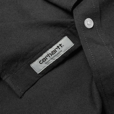 Shop Carhartt Dalton Shirt In Black