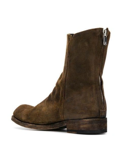 Shop Officine Creative Hubble Ankle Boots In Brown