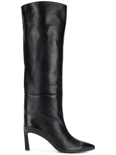 Shop Stuart Weitzman Emiline Knee High Boots In Black
