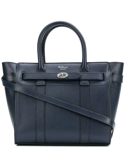 Shop Mulberry Bayswater Tote Bag - Blue