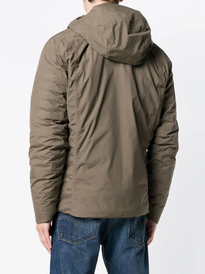 padded hooded jacket
