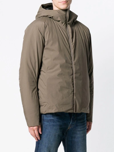 Shop Arc'teryx Padded Hooded Jacket - Green