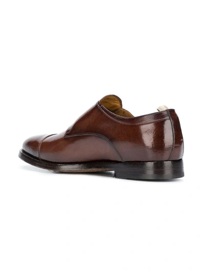 Shop Officine Creative Herve Double Monk Shoes - Brown
