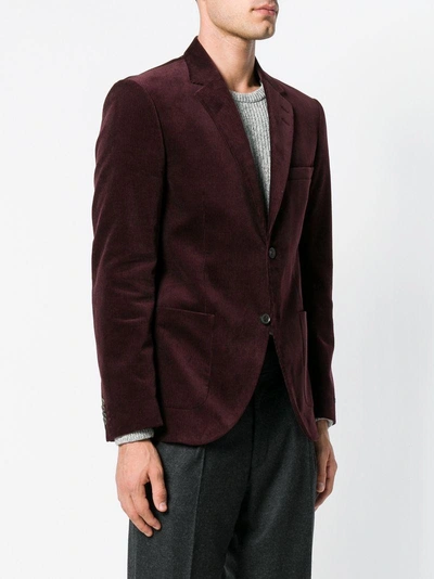 Shop Tiger Of Sweden Corduroy Blazer In Red