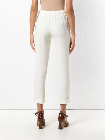 Shop P.a.r.o.s.h Tailored Cropped Trousers