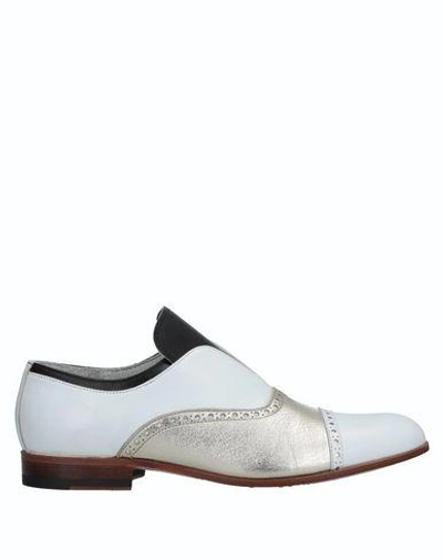 Shop Aranth Loafers In White