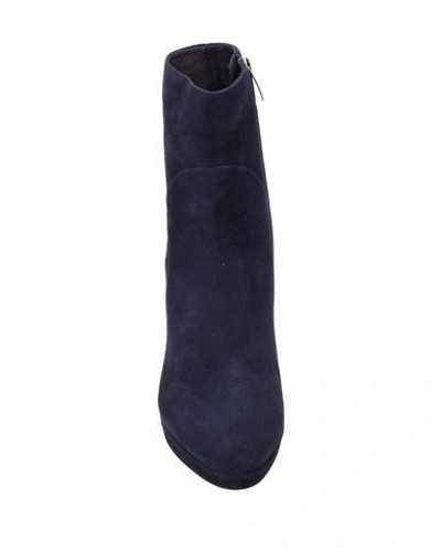Sergio Rossi Ankle Boot In Dark Blue