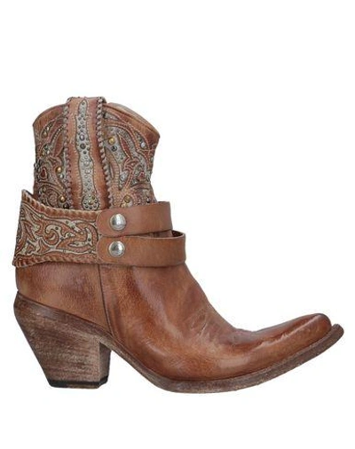 Shop Damy Ankle Boots In Brown