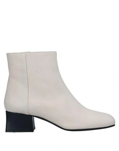 Shop Marni Ankle Boot In Ivory
