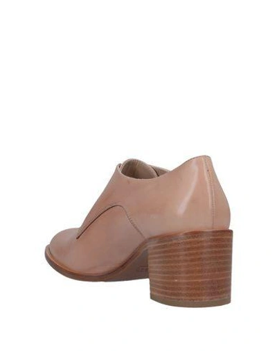 Shop Fratelli Rossetti Laced Shoes In Pale Pink