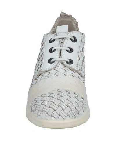 Shop Rubber Soul Laced Shoes In White