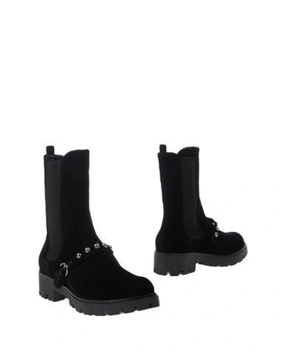 Shop Alberta Ferretti Ankle Boot In Black