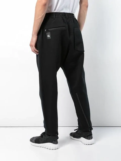 Shop Y-3 Binding Cargo Pants In Black