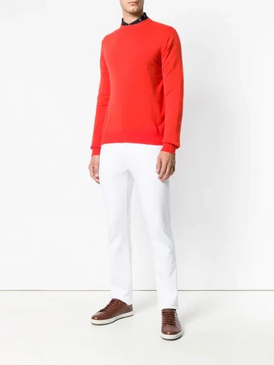 Shop Jacob Cohen Skinny Jeans - White