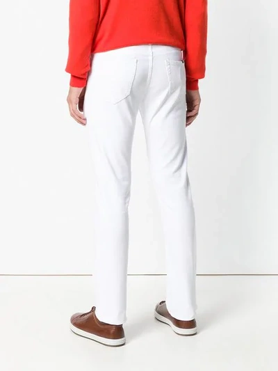 Shop Jacob Cohen Skinny Jeans - White