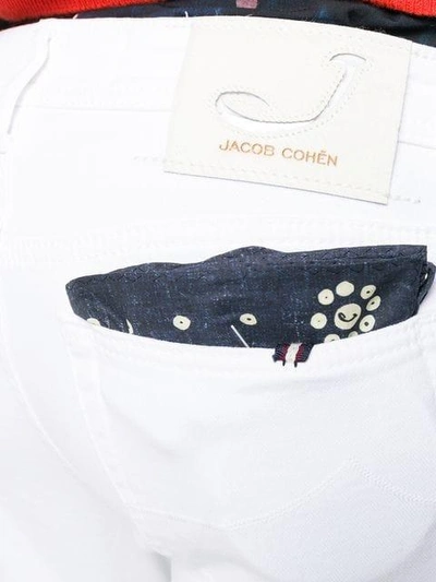 Shop Jacob Cohen Skinny Jeans - White