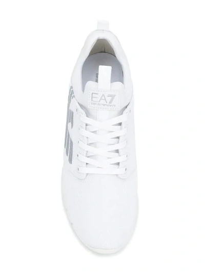 Shop Ea7 Running Sneakers In White