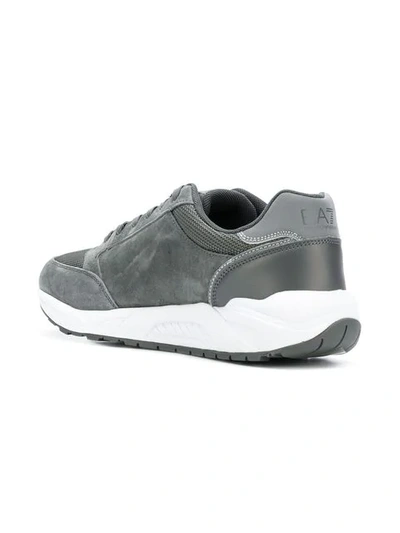 Shop Ea7 Emporio Armani Running Sneakers - Grey
