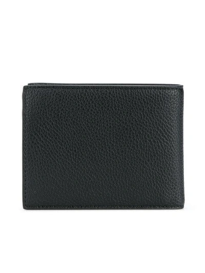 Shop Emporio Armani Billfold Wallet In Black