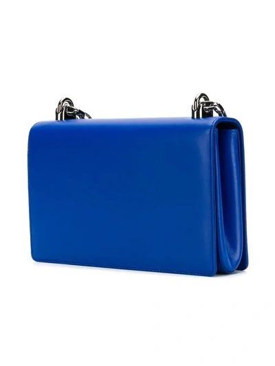 Shop Dolce & Gabbana Logo Crossbody Bag In Blue