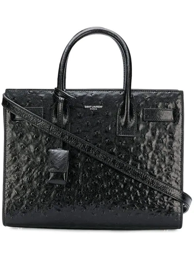 Shop Saint Laurent Sac De Jour Tote Bag - Black