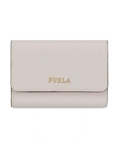 Shop Furla Wallet In Light Grey