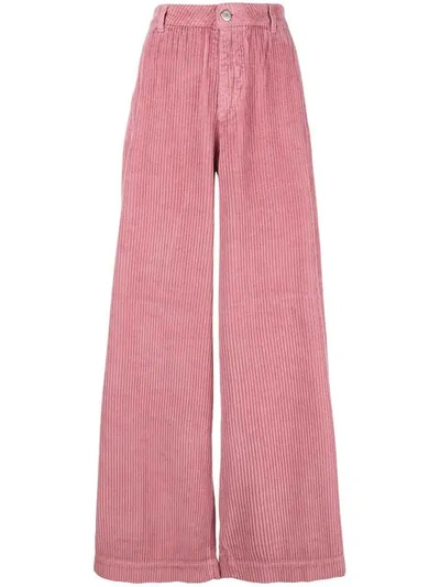 Shop Pinko Heidi Palazzo Jeans In Pink