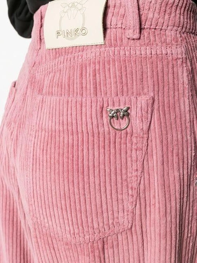 Shop Pinko Heidi Palazzo Jeans In Pink