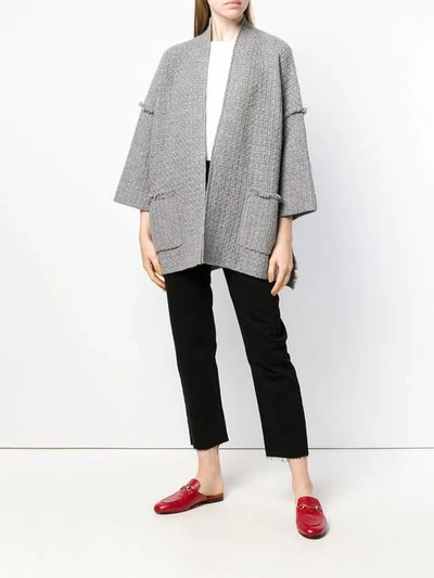 Shop Iris Von Arnim Aurine Cardigan - Grey