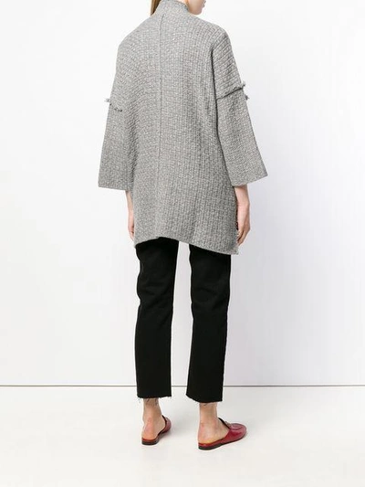 Shop Iris Von Arnim Aurine Cardigan - Grey