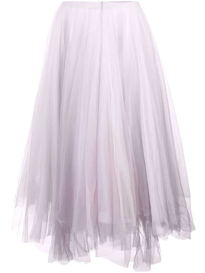 Shop Marc Le Bihan Tulle Midi Skirt In Pink